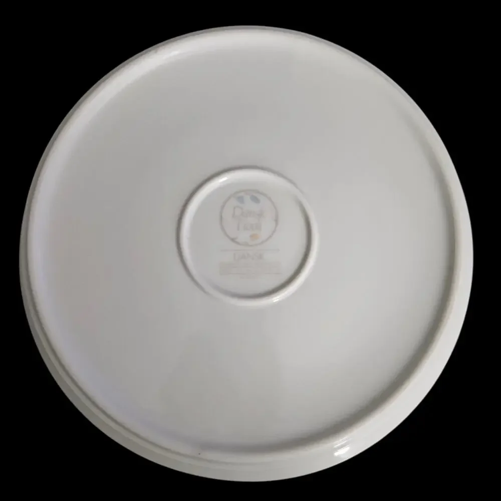 Dansk Tivoli Dansk France Floral Stoneware Quiche Pie Dish Baking Pan